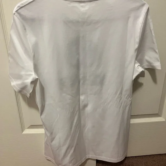 Versace White T-Shirt with Black Logo - Picture 3 of 3